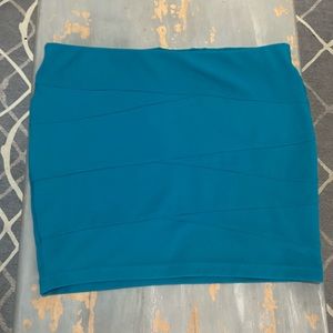 Maurices Turquoise Mini Skirt